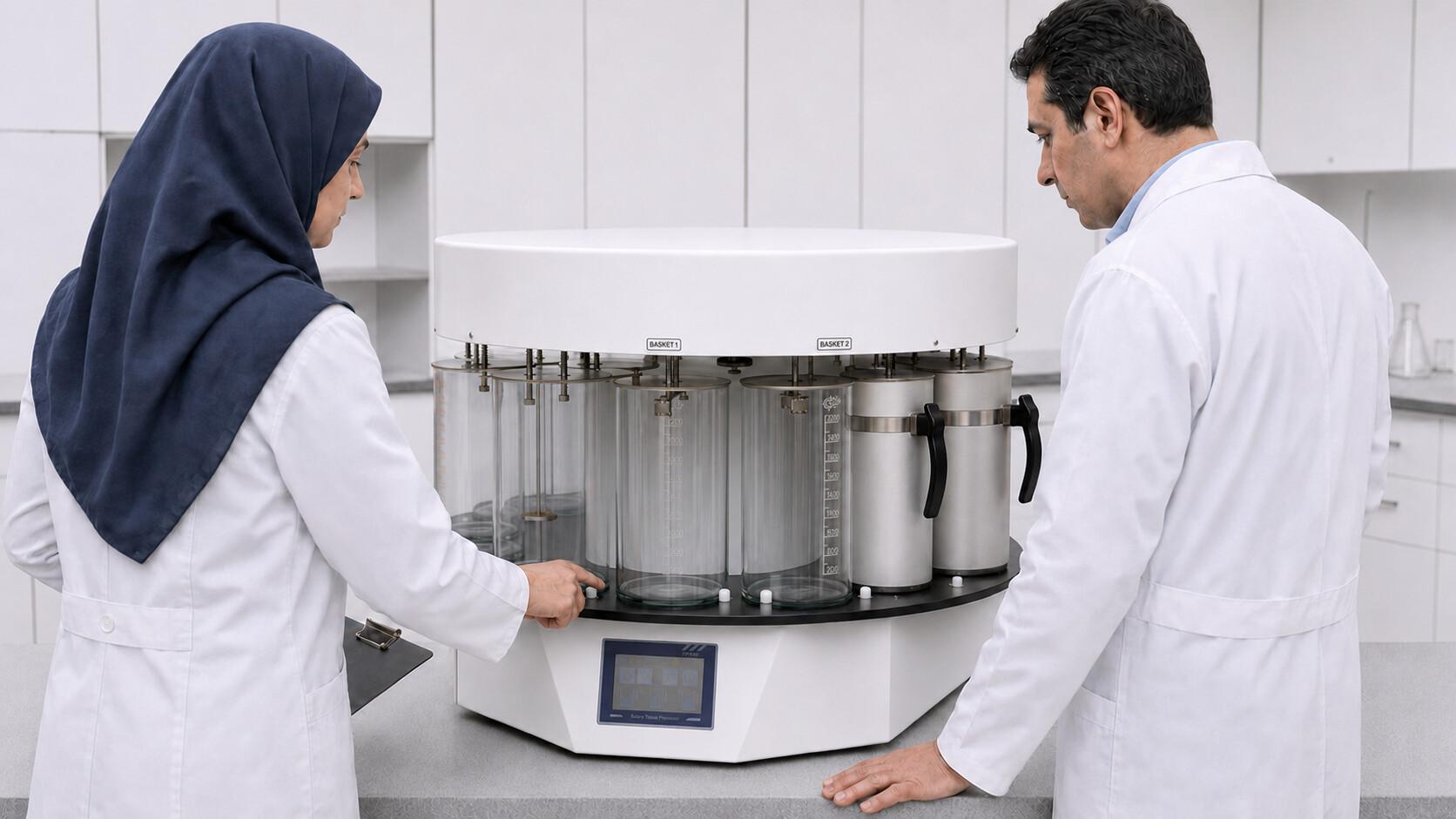دستگاه TP7400 ساخت لیان مدرن در محیط تولید
